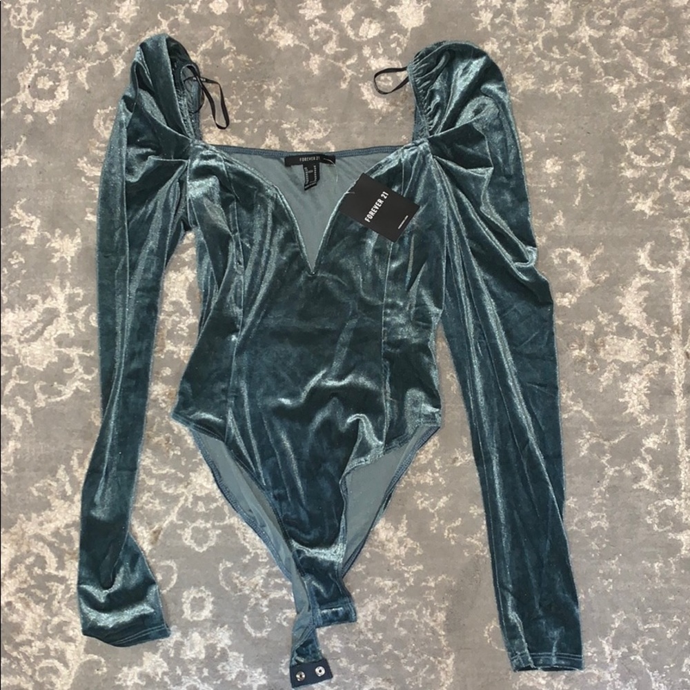 Puffy Sleeve Bodysuit FINAL SALE CLOSING CLOSET